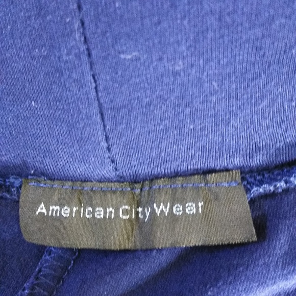 Navy Blue Boho Maxi Skirt  - 1X - Picture 4 of 4